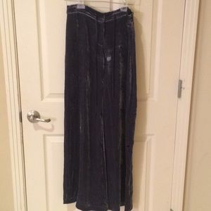 Love and Liberty blue velvet pants